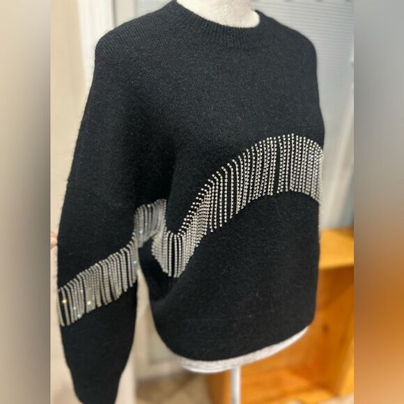 & Other Stories crystal fringe sweater - Picture 4 of 11